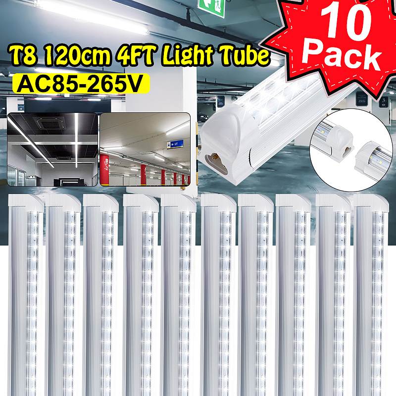 10PCS T8 LED   4FT 120CM 36W 4 Ʈ   V ..